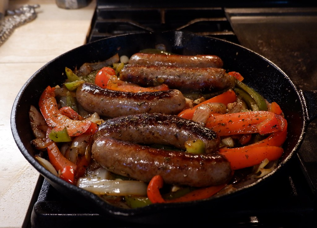 Italian Sausage, Peppers, and Onions 2